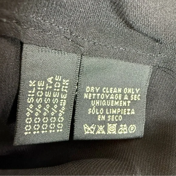 New Ralph Lauren black label Silk black top halter neck rufle sleeveless - Picture 9 of 10